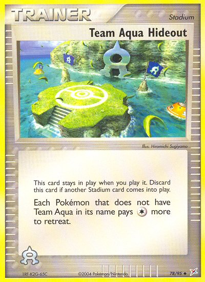 Team Aqua Hideout (78/95) [EX: Team Magma vs Team Aqua] - Comfy Hobbies