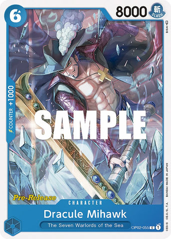 Dracule Mihawk [Paramount War Pre-Release Cards] - Comfy Hobbies