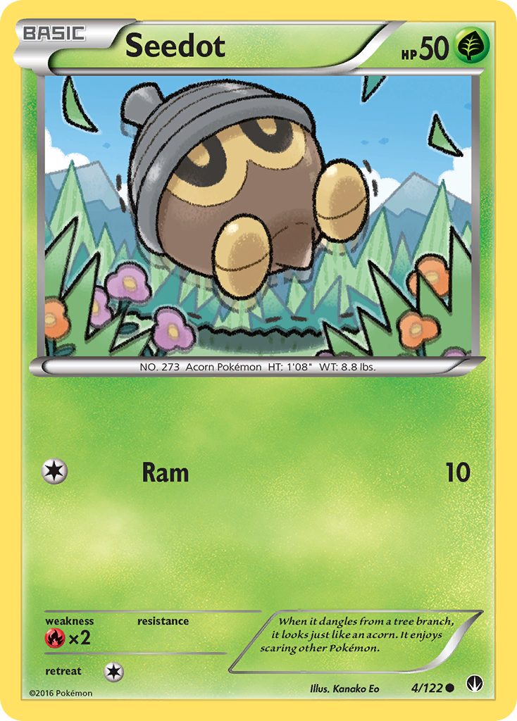 Seedot (4/122) [XY: BREAKpoint] - Comfy Hobbies