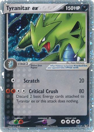 Tyranitar ex (17/17) (Holo) [POP Series 1] - Comfy Hobbies