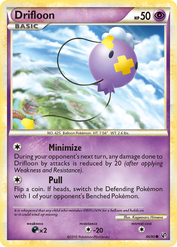 Drifloon (46/90) [HeartGold & SoulSilver: Undaunted] - Comfy Hobbies
