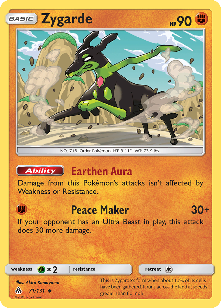 Zygarde (71/131) [Sun & Moon: Forbidden Light] - Comfy Hobbies