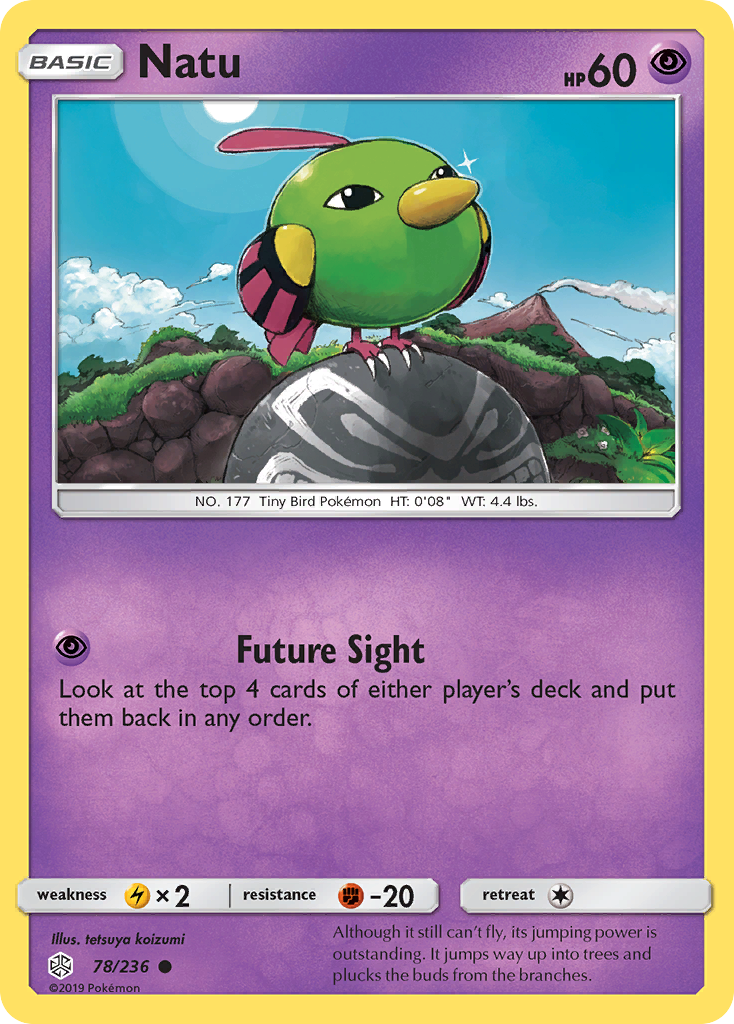 Natu (78/236) [Sun & Moon: Cosmic Eclipse] - Comfy Hobbies