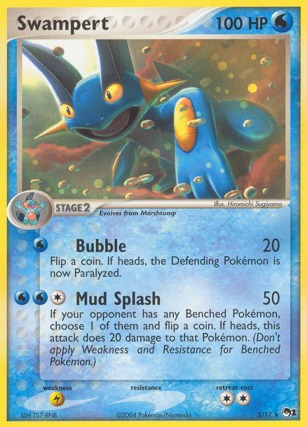 Swampert (5/17) [POP Series 1] - Comfy Hobbies