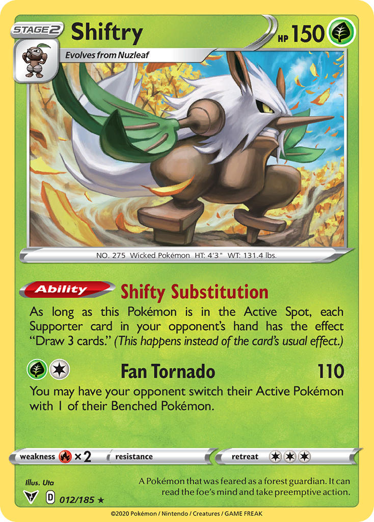 Shiftry (012/185) [Sword & Shield: Vivid Voltage] - Comfy Hobbies