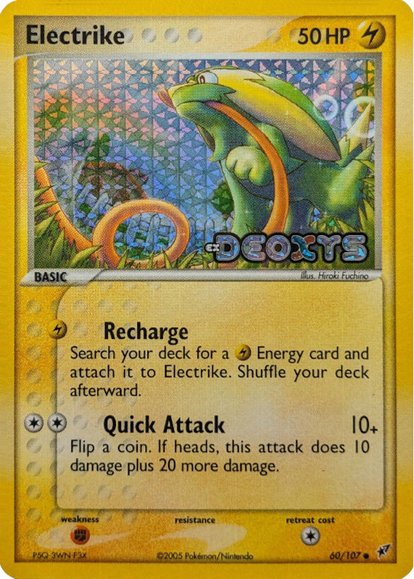 Electrike (60/107) (Stamped) [EX: Deoxys] - Comfy Hobbies