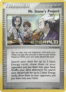Mr. Stone's Project (79/106) (Stamped) [EX: Emerald] - Comfy Hobbies