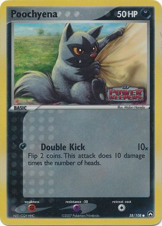 Poochyena (58/108) (Stamped) [EX: Power Keepers] - Comfy Hobbies