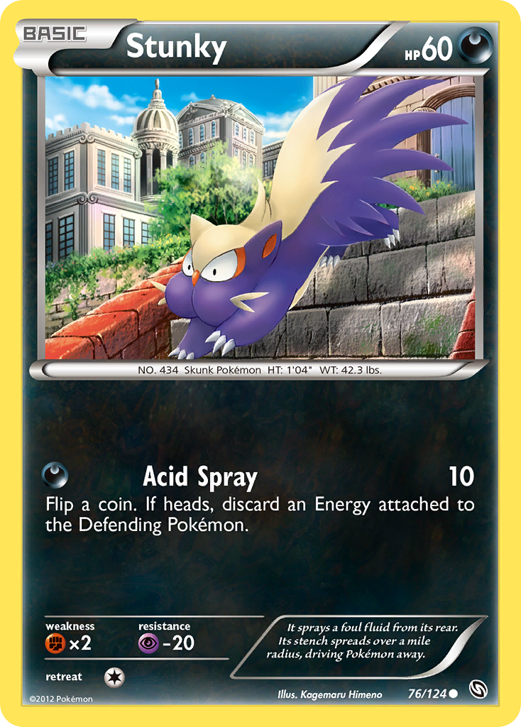 Stunky (76/124) [Black & White: Dragons Exalted] - Comfy Hobbies