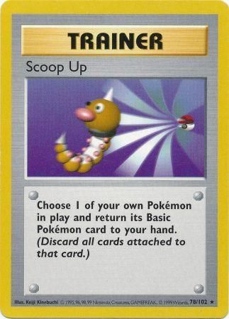 Scoop Up (78/102) [Base Set Shadowless Unlimited] - Comfy Hobbies
