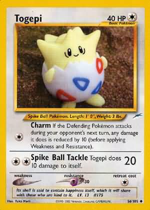 Togepi (56/105) [Neo Destiny Unlimited] - Comfy Hobbies