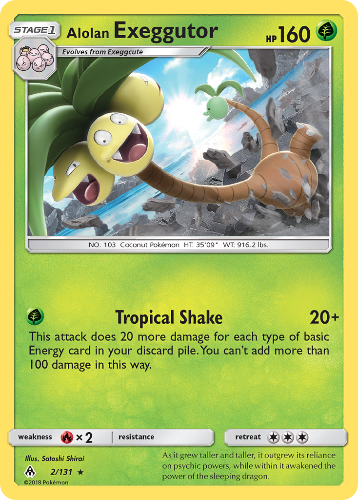 Alolan Exeggutor (2/131) [Sun & Moon: Forbidden Light] - Comfy Hobbies