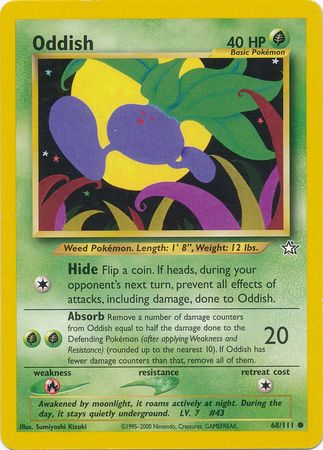 Oddish (68/111) [Neo Genesis Unlimited] - Comfy Hobbies