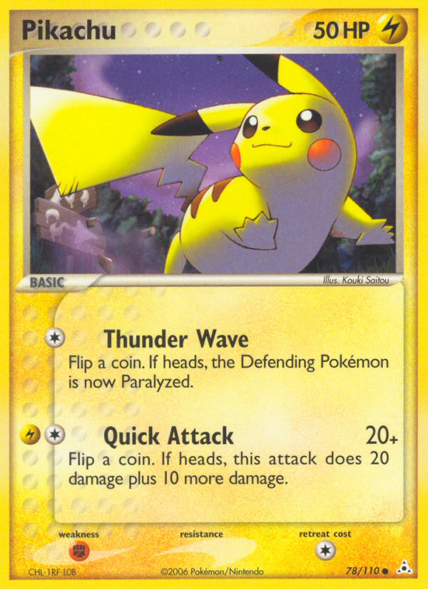 Pikachu (78/110) [EX: Holon Phantoms] - Comfy Hobbies