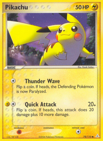 Pikachu (78/110) [EX: Holon Phantoms] - Comfy Hobbies