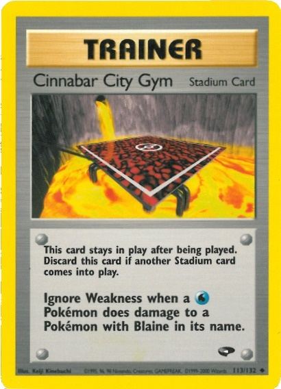 Cinnabar City Gym (113/132) [Gym Challenge Unlimited] - Comfy Hobbies
