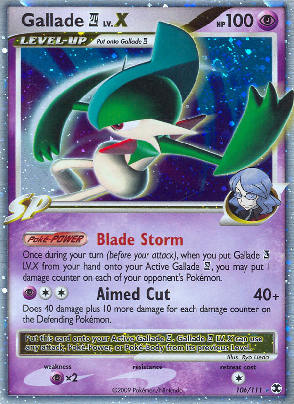Gallade LV.X (106/111) [Platinum: Rising Rivals] - Comfy Hobbies