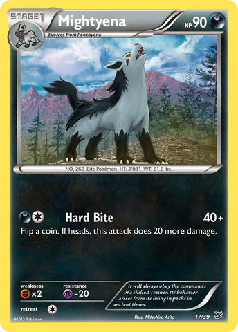 Mightyena (17/39) [XY: Kalos Starter Set] - Comfy Hobbies