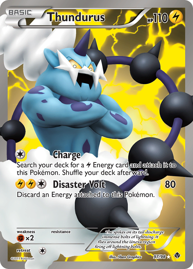 Thundurus (97/98) [Black & White: Emerging Powers] - Comfy Hobbies