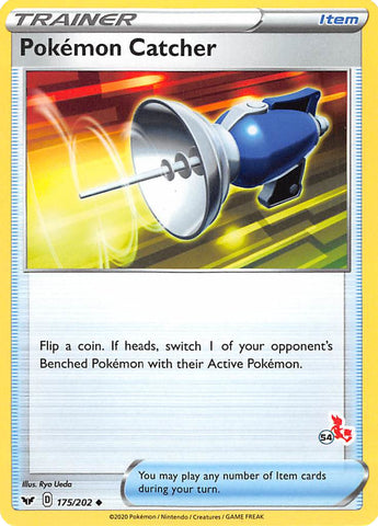 Pokemon Catcher (175/202) (Cinderace Stamp #54) [Battle Academy 2022] - Comfy Hobbies
