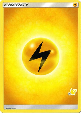 Lightning Energy (Pikachu Stamp #35) [Battle Academy 2020] - Comfy Hobbies