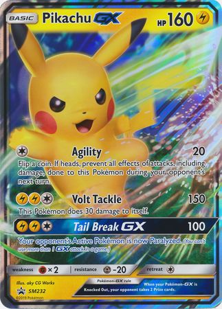 Pikachu GX (SM232) (Jumbo Card) [Sun & Moon: Black Star Promos] - Comfy Hobbies
