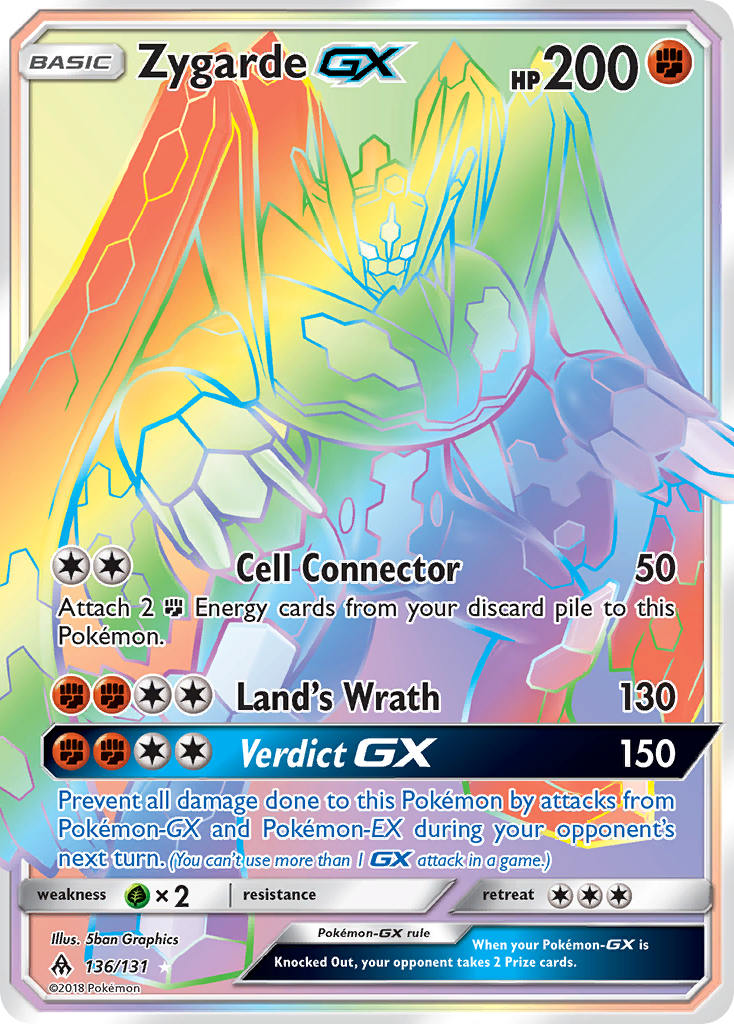 Zygarde GX (136/131) [Sun & Moon: Forbidden Light] - Comfy Hobbies