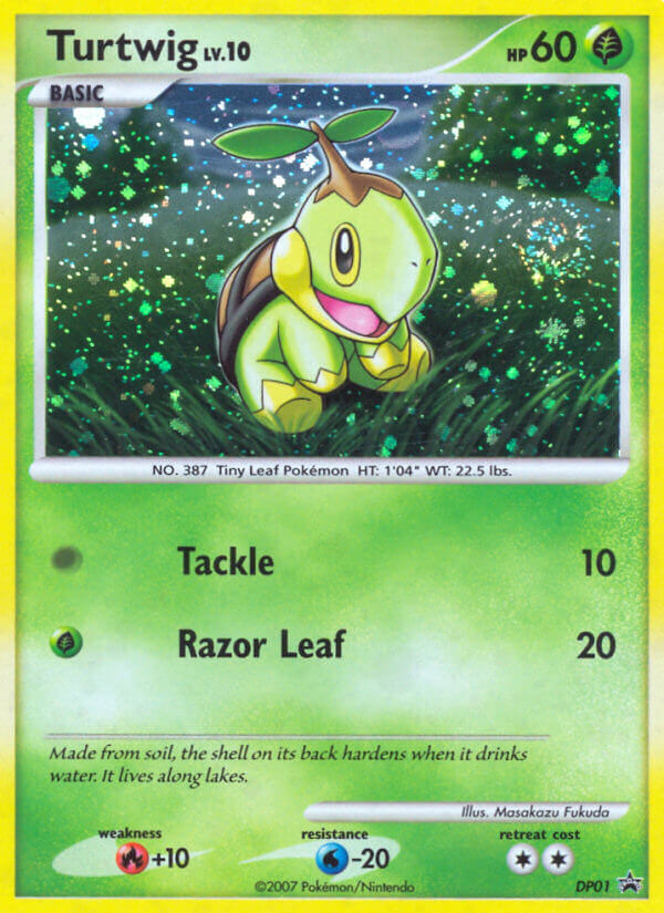 Turtwig (DP01) [Diamond & Pearl: Black Star Promos] - Comfy Hobbies