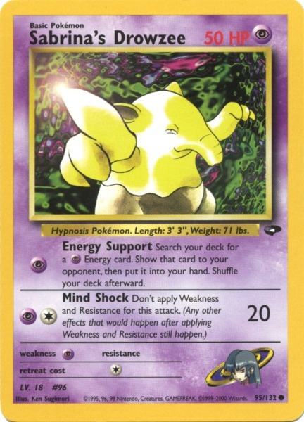 Sabrina's Drowzee (95/132) [Gym Challenge Unlimited] - Comfy Hobbies