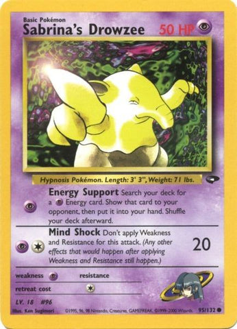 Sabrina's Drowzee (95/132) [Gym Challenge Unlimited] - Comfy Hobbies