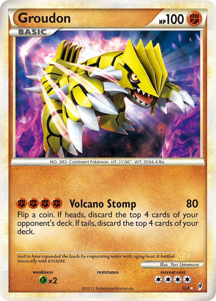 Groudon (SL4) [HeartGold & SoulSilver: Call of Legends] - Comfy Hobbies