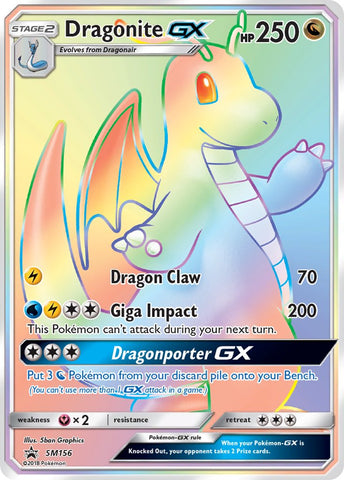 Dragonite GX (SM156) (Jumbo Card) [Sun & Moon: Black Star Promos] - Comfy Hobbies