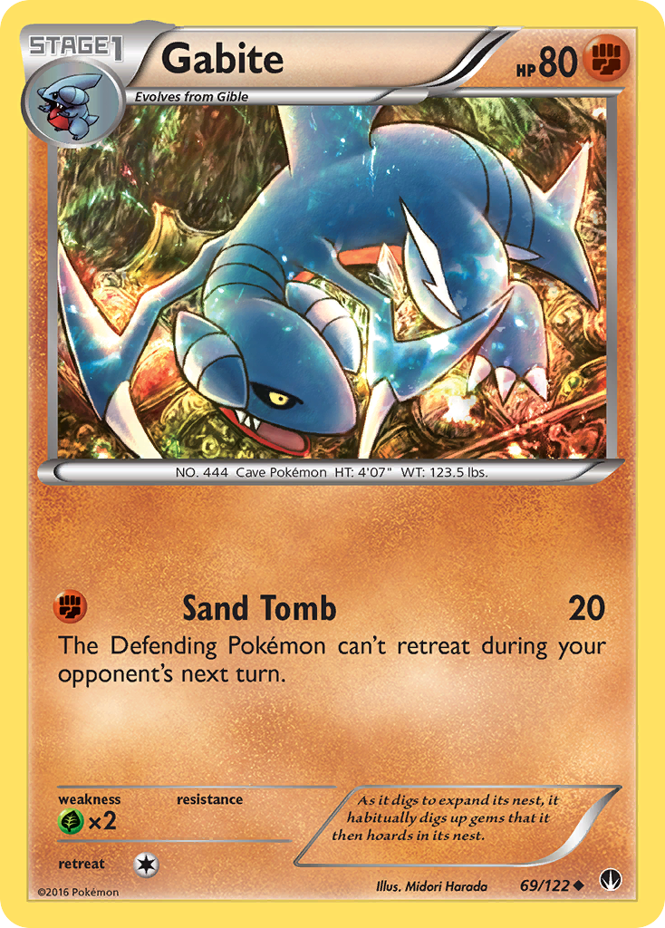 Gabite (69/122) [XY: BREAKpoint] - Comfy Hobbies