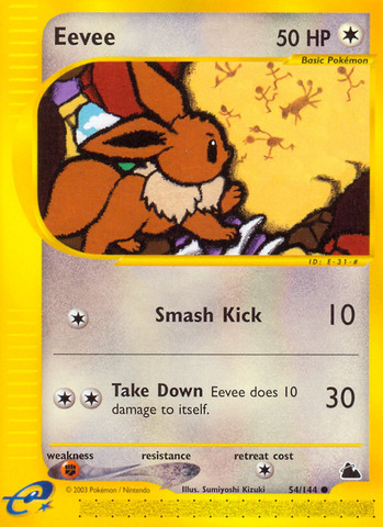Eevee (54/144) [Skyridge] - Comfy Hobbies