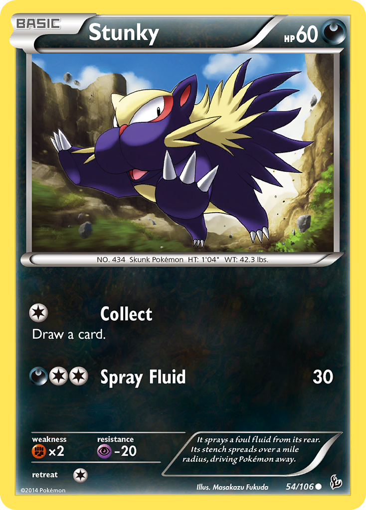 Stunky (54/106) [XY: Flashfire] - Comfy Hobbies
