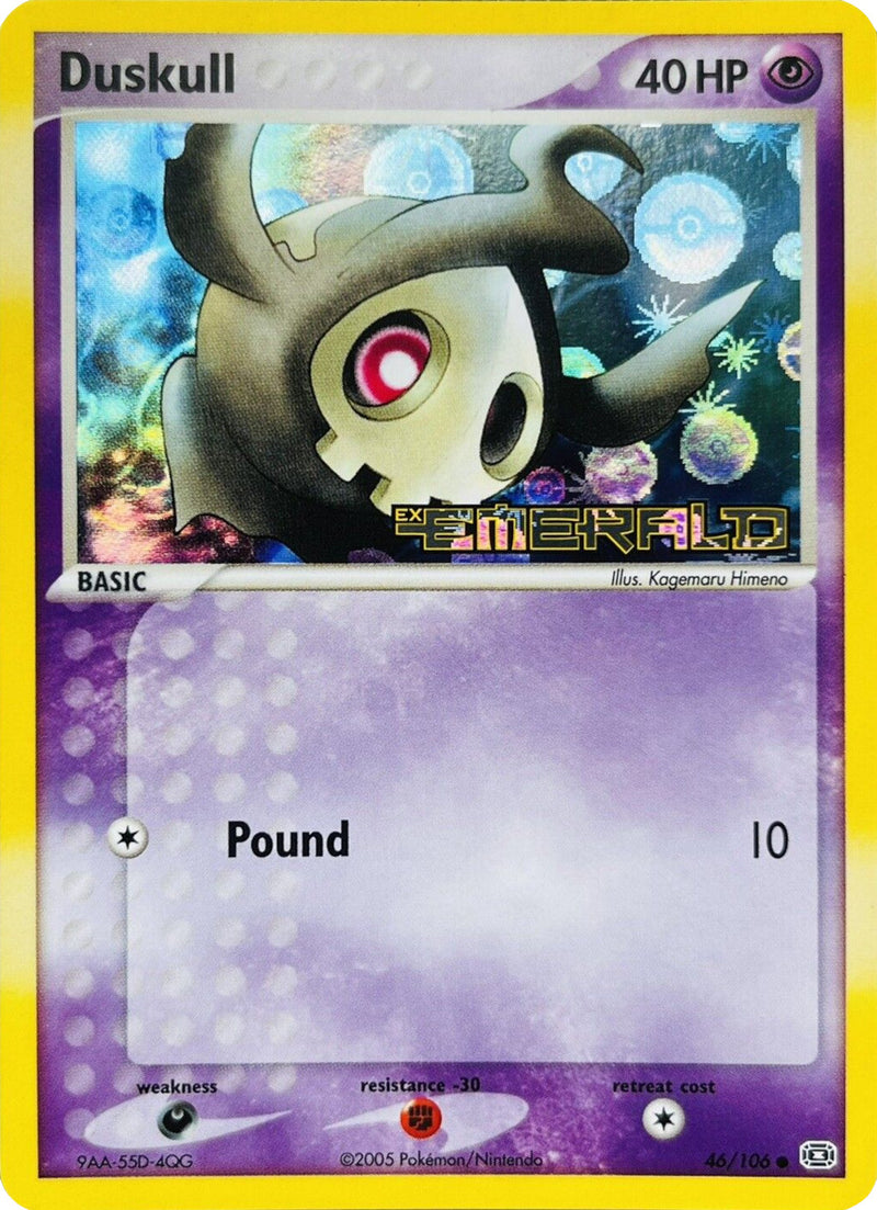 Duskull (46/106) (Stamped) [EX: Emerald] - Comfy Hobbies