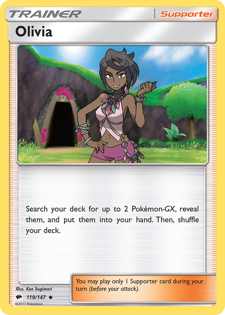 Olivia (119/147) [Sun & Moon: Burning Shadows] - Comfy Hobbies