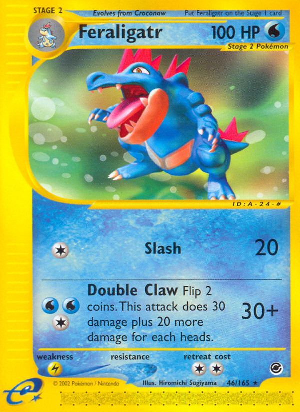 Feraligatr (46/165) [Expedition: Base Set] - Comfy Hobbies