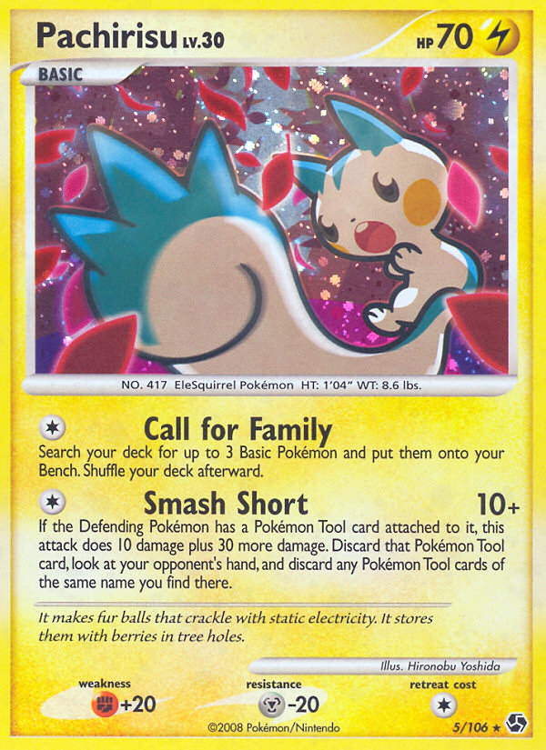 Pachirisu (5/106) [Diamond & Pearl: Great Encounters] - Comfy Hobbies