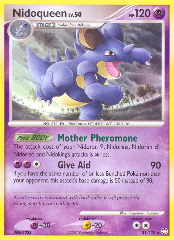 Nidoqueen (31/123) [Diamond & Pearl: Mysterious Treasures] - Comfy Hobbies