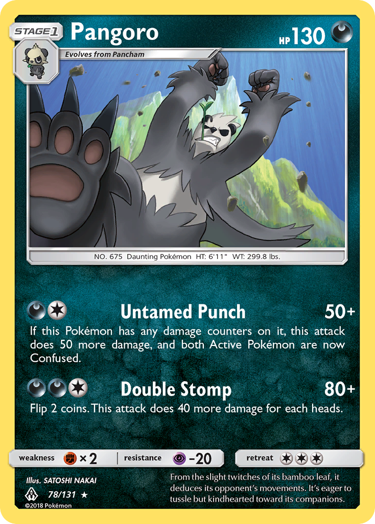 Pangoro (78/131) [Sun & Moon: Forbidden Light] - Comfy Hobbies