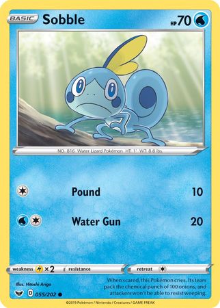 Sobble (055/202) (Premium Collection) [Sword & Shield: Base Set] - Comfy Hobbies