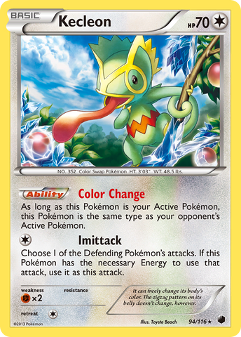 Kecleon (94/116) [Black & White: Plasma Freeze] - Comfy Hobbies