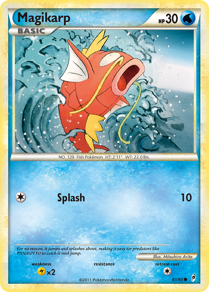 Magikarp (61/95) [HeartGold & SoulSilver: Call of Legends] - Comfy Hobbies