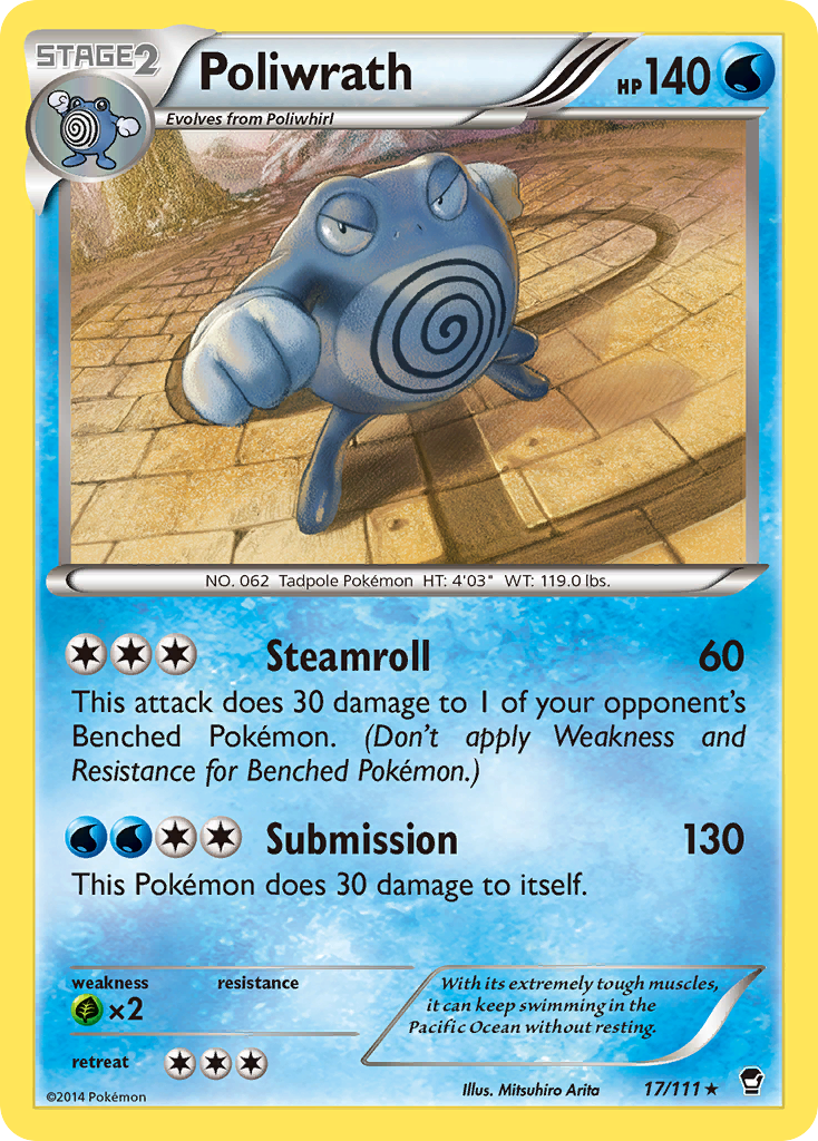 Poliwrath (17/111) [XY: Furious Fists] - Comfy Hobbies