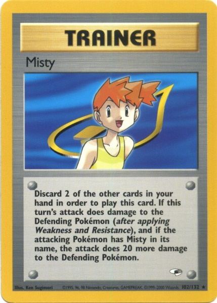 Misty (102/132) [Gym Heroes Unlimited] - Comfy Hobbies