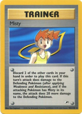 Misty (102/132) [Gym Heroes Unlimited] - Comfy Hobbies