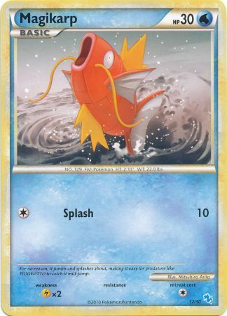 Magikarp (12/30) [HeartGold & SoulSilver: Trainer Kit - Gyarados] - Comfy Hobbies