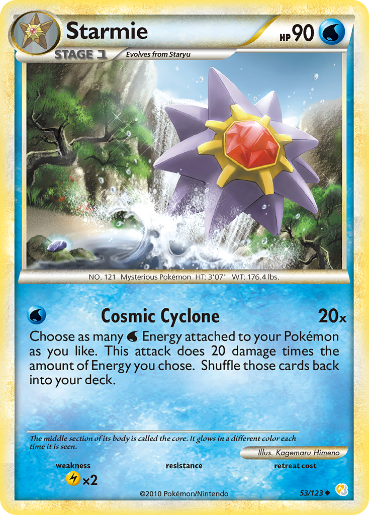 Starmie (53/123) [HeartGold & SoulSilver: Base Set] - Comfy Hobbies