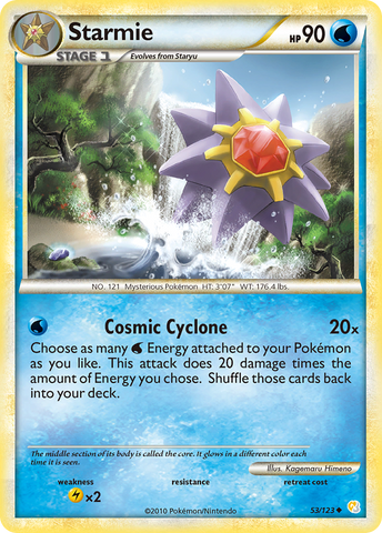Starmie (53/123) [HeartGold & SoulSilver: Base Set] - Comfy Hobbies
